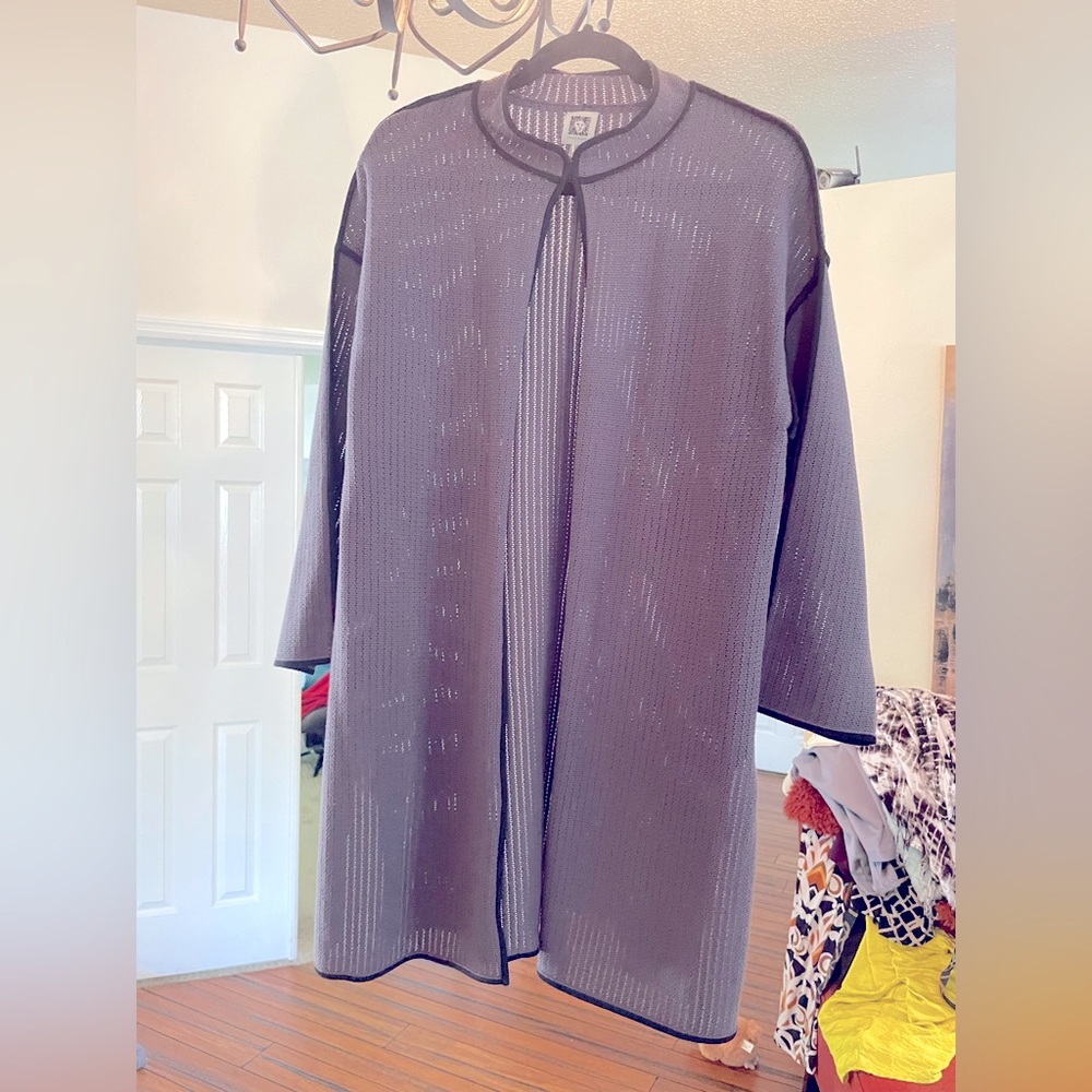 Beautiful dark grey Anne Klein jacket size Medium